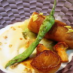 モナリザ - キスとフォワグラのクレピネット　セロリラブ風味　マデラソース