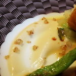 モナリザ - キスとフォワグラのクレピネット　セロリラブ風味　マデラソース