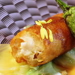 モナリザ - キスとフォワグラのクレピネット　セロリラブ風味　マデラソース