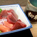 柳寿司 - 20160610造り定食・お刺身アップ