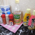 じゃじゃ麺本舗　じゃじゃ丸 - テーブル上