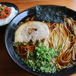 らぁめん 喜乃壺 - 鶏支那蕎麦　しょうゆ　細麺　大盛り