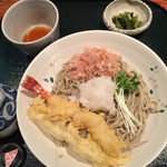 文久蔵 - 海老天おろし蕎麦