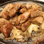 田中屋レストラン - 満腹定食　つまり切り落としステーキ300g