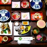 夕食：お部屋食セッティング♪