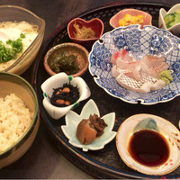 月波 - 茶摘み膳1200円
