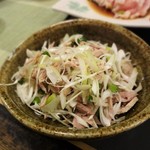 酒・肴 おまた - 塩豚とねぎの胡麻油和え