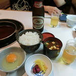 じゃのめや - ご飯かきしめんを選択できます。