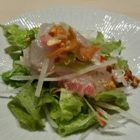 翠亨園 - 鯛の中国風刺身