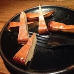 もつ鍋 宝来 - メニューにはないけどこんなスモークチーズも用意してます