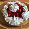 Original Waffle Shop - 料理写真:いちごワッフル、7.89ドル
