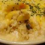 クイーン - 和風きのこドリア 断面♪