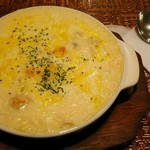 クイーン - 和風きのこドリア ￥600 ※サラダはグラタンと同じです