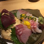 160811東京　あじとよ屋　五点盛り