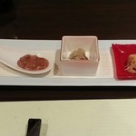 Kushiagetokiya - 珍味３種盛