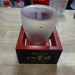 TAMAKICHI - 日本酒冷　富久錦680円（税込）　※升は八重垣ですけどｗ