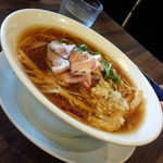 自家製麺 鶏冠 - 醤油鶏そば750円／平成28年8月