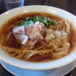 自家製麺 鶏冠 - 醤油鶏そば750円／平成28年8月