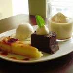 カフェ リバージュ - スィーツプレート