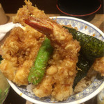 日本橋 天丼 金子半之助 - 江戸前天丼 普通盛り ¥950