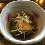 揖斐川丘苑 - ミョウガと茶そば