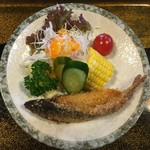 揖斐川丘苑 - 鮎のフライ