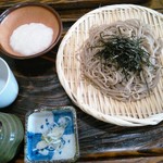 そば処 ふるさと - とろろ付き　ざる蕎麦