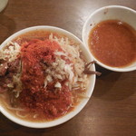 にかいや - オロチョンスープつけめん