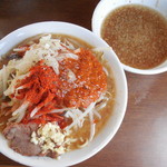 にかいや - オロチョンスープつけめん