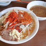 にかいや - オロチョンスープつけめん