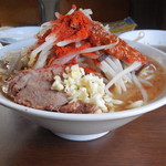 にかいや - オロチョンスープつけめん