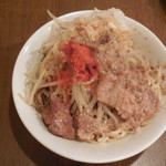 にかいや - ラーメン汁なし＋にんにく以外全部