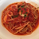 TRATTORIA AL CENTRO - 海の幸のパスタ