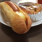 粉とクリーム - 先端に着目する。  自宅にて