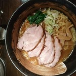 天虎 - きれいなちゃーしゅうの断面。