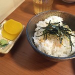 らぁ麺 とうひち - “冷やし用 お茶漬け飯(200円)”
