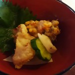 糀と野菜のお料理　花 - 鶏の糀天ぷら