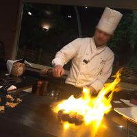 ステーキ円山 - ファイヤー!!!!!!