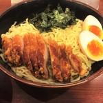 万世麺店 - ざる排骨麺　麺大盛