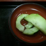 吉ちょう - 瓜の漬物【料理】