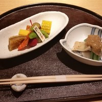 日本料理 彩々楽 - 彩々楽　突き出し