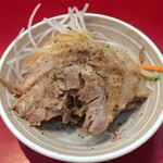 千里眼 - 追加豚1枚 90円 冷やし中華仕様