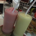 Mae Krua Thai Cuisine - マンゴーとスイカのシェイク