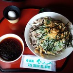 そば処ひふみ - サガエつけそば800円大盛100円増／平成28年8月