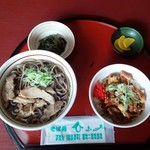 そば処ひふみ - ひふみセット（冷）900円／平成28年8月