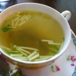 カフェ エルミタージュ - 2016.4ver.⑨
      和のコーヒーゼリーセット 昆布茶UP♪