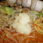 らーめんでぽっと - 明日は休みだから・・・にんにく(＾◇＾)