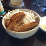 二郎系ラーメン 麺屋 春爛漫 - 春二郎とご飯中