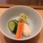 てんぷらと和食 山の上 - 香の物