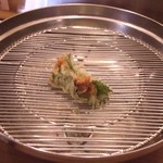てんぷらと和食 山の上 - 雲丹大葉